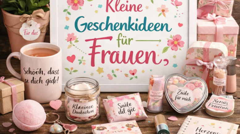 Kleinen Geschenkideen für Frauen